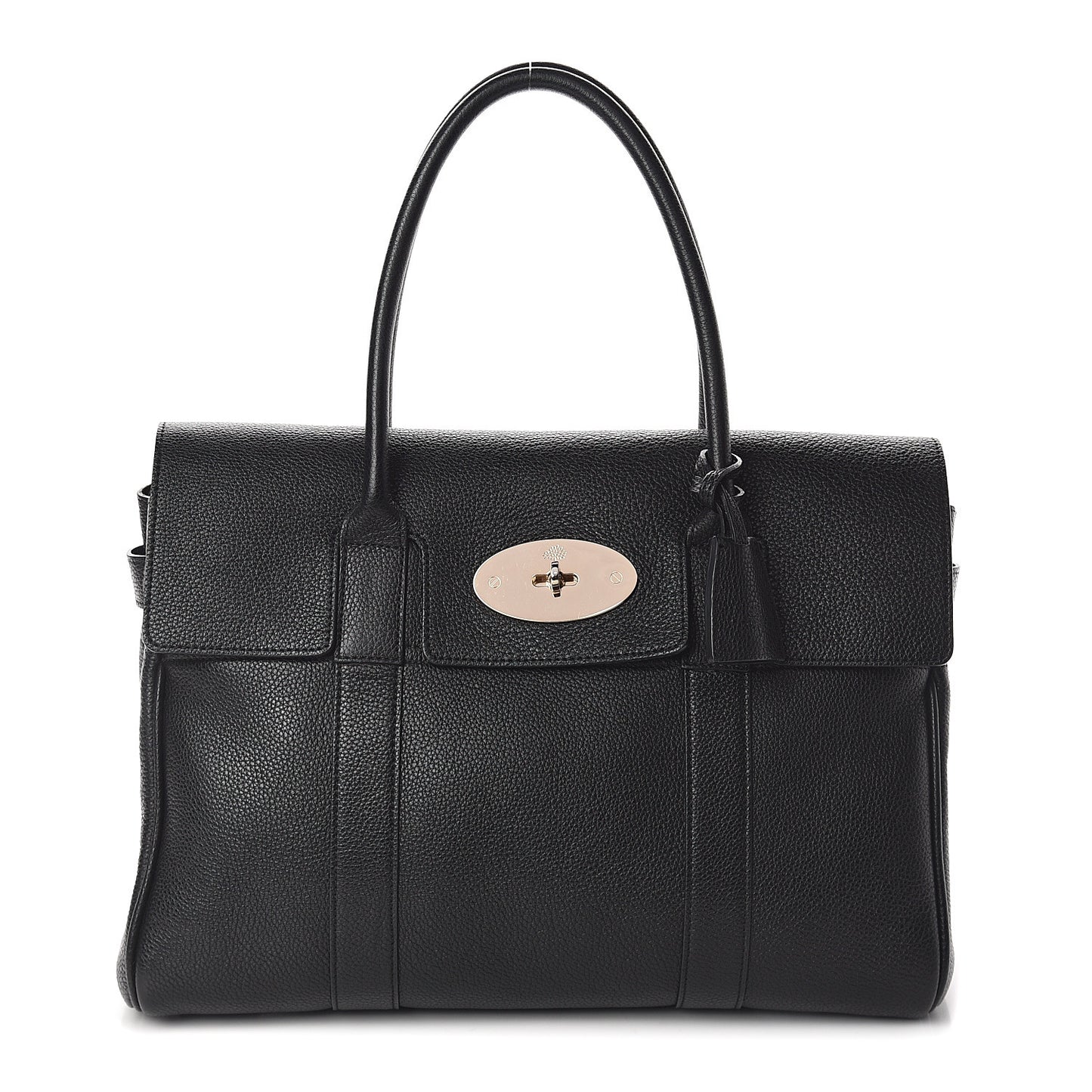 Classic Grain Calfskin Bayswater Black