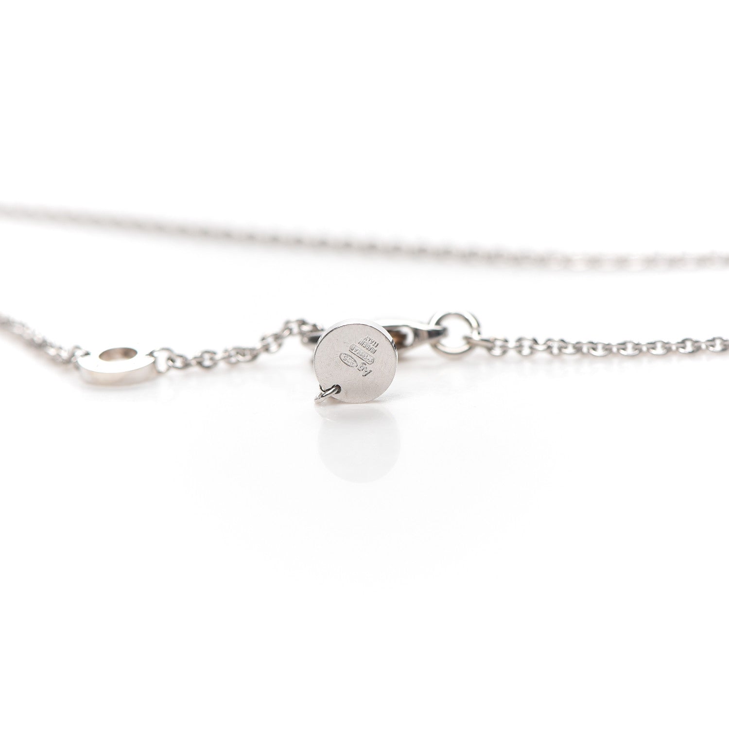 Bulgari Sterling Silver Ceramic Save The Children Pendant Necklace 5 of 6