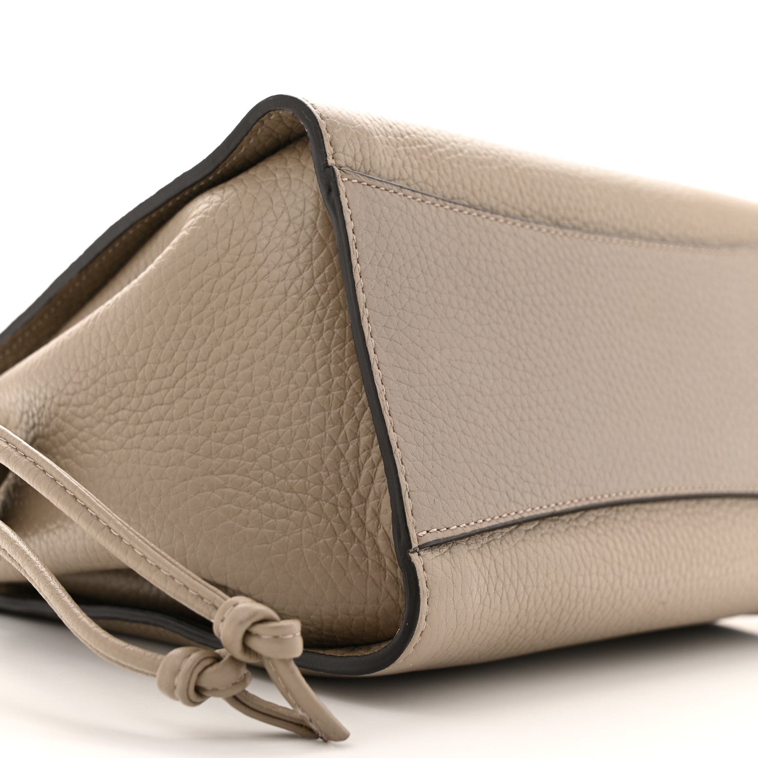 Mulberry Heavy Grain Small Iris Tote Solid Grey Pink 10 of 13