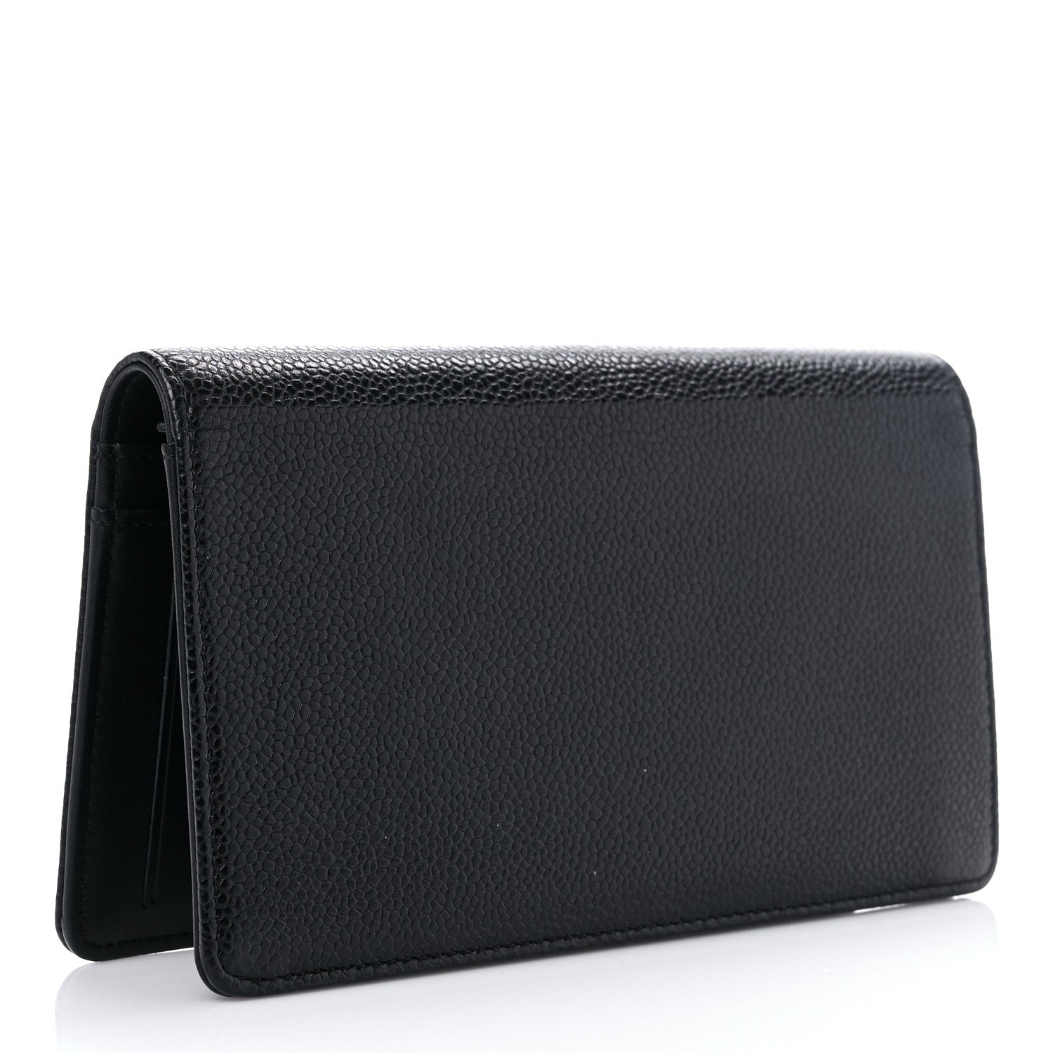 Chanel Caviar Timeless CC Yen Wallet Black 3 of 13