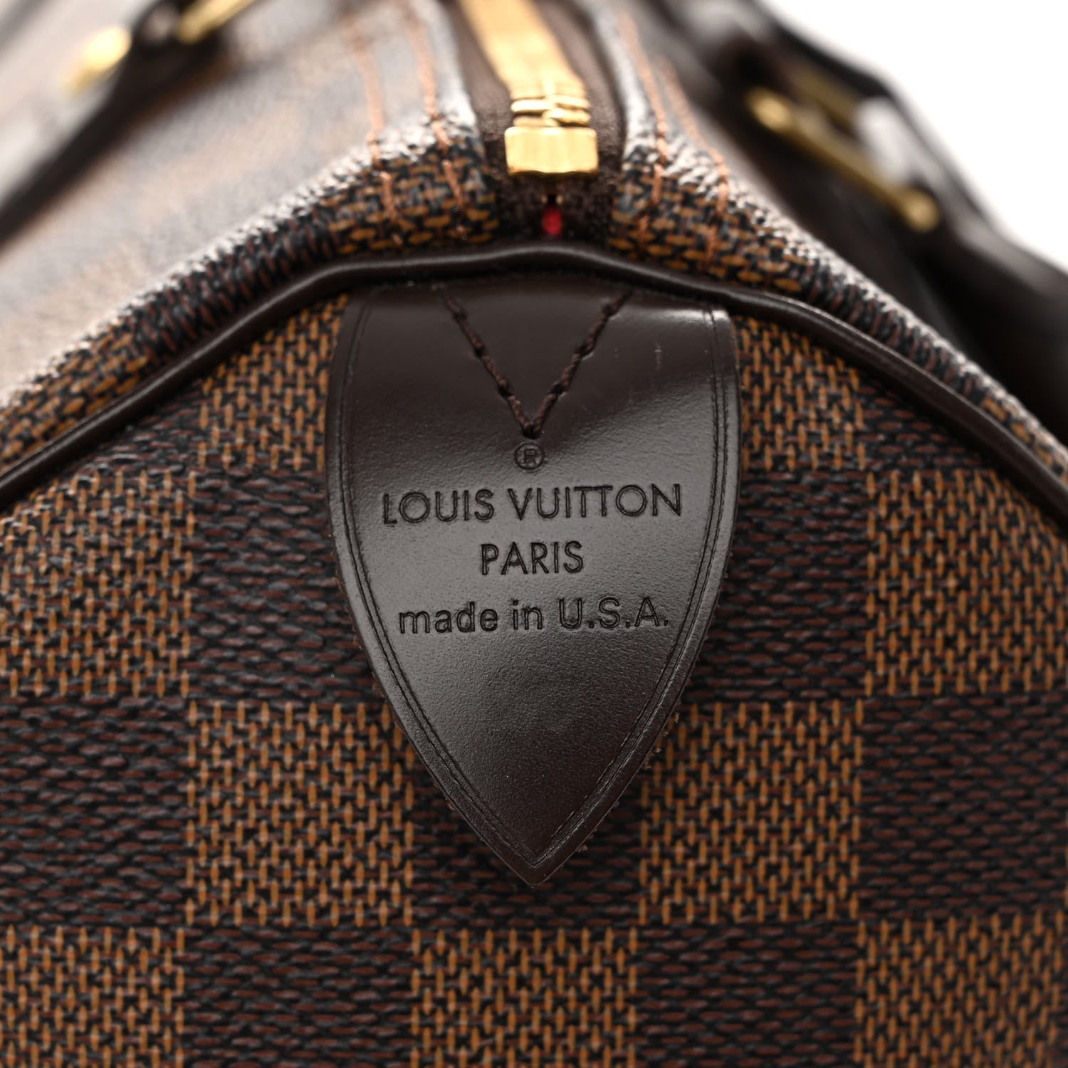Louis Vuitton Damier Ebene Speedy 30 6 of 9