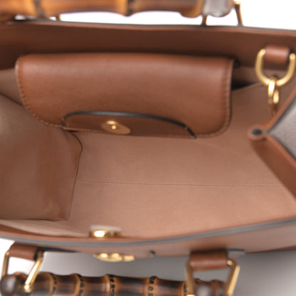 Gucci Wonka Grain Calfskin Small Diana Tote Bag Cuir Yellow Fluo 6 of 10