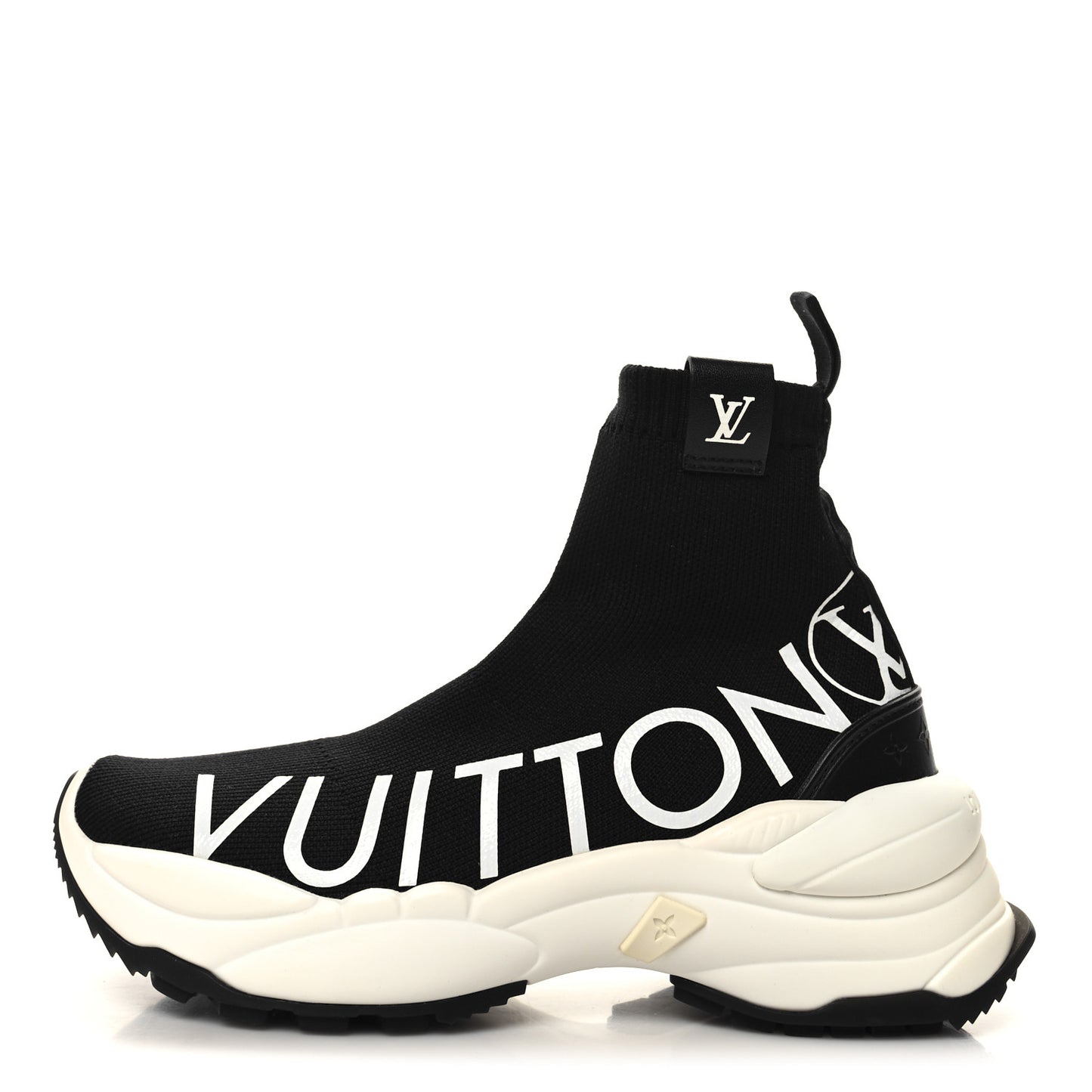 Stretch Fabric Run 55 Sneaker Boots 35 Black