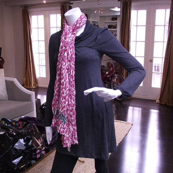 Sprouse Leopard Pareo Scarf Pink