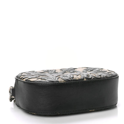 Gucci GG Supreme Monogram Arabesque Mini Chain Shoulder Bag Beige Black 4 of 9