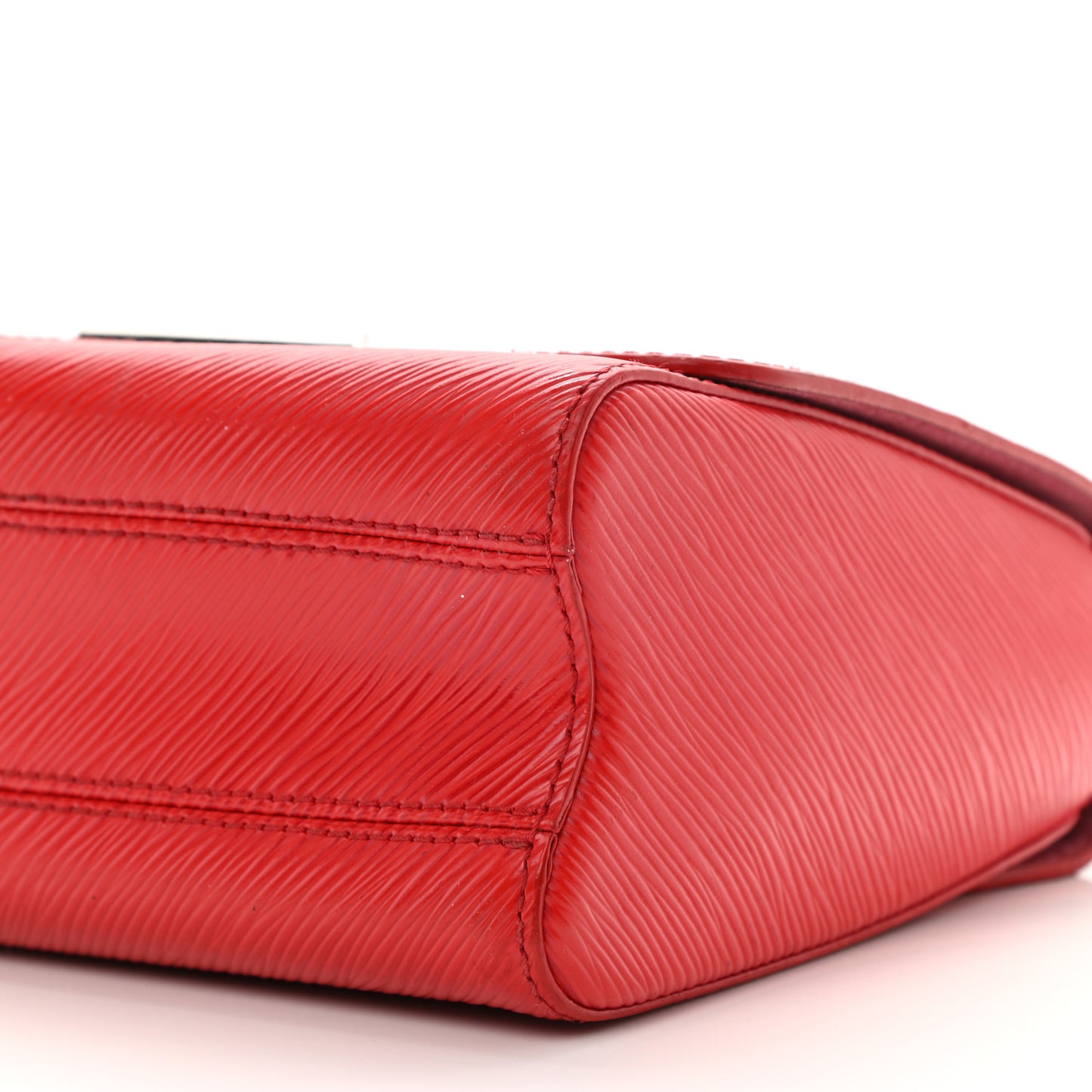 Epi Twist Shoulder Bag MM Coquelicot