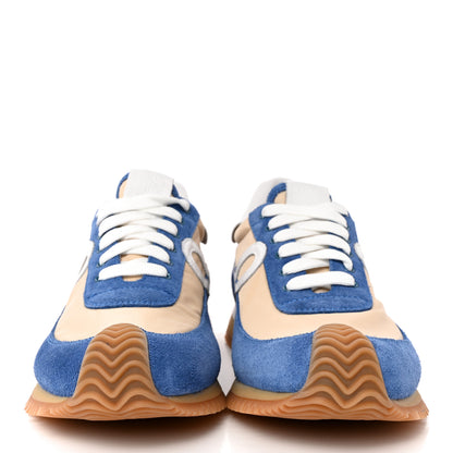 Loewe Nylon Suede Flow Runner Sneakers 39 Twill Light Denim 2 of 10