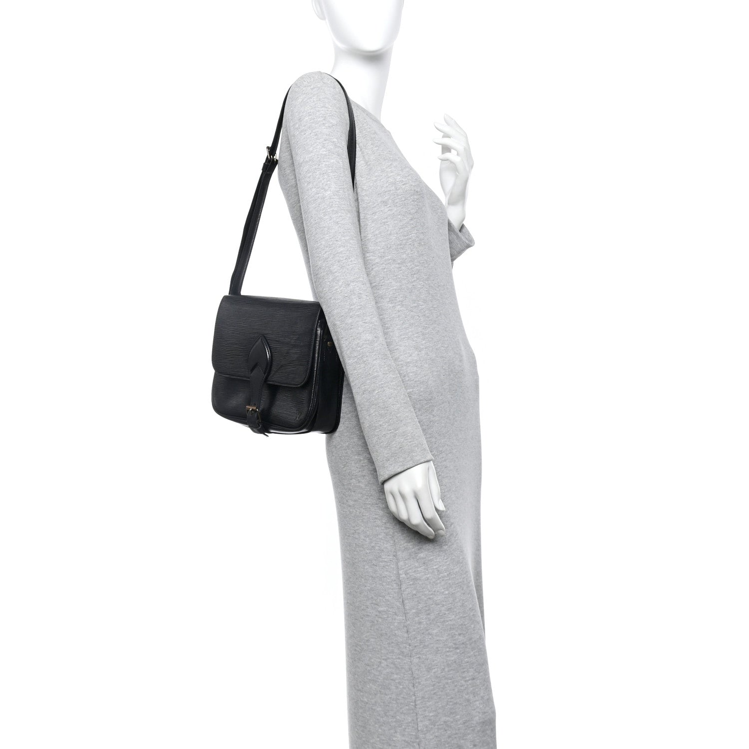 Louis Vuitton Epi Cartouchiere 22 Black 2 of 14