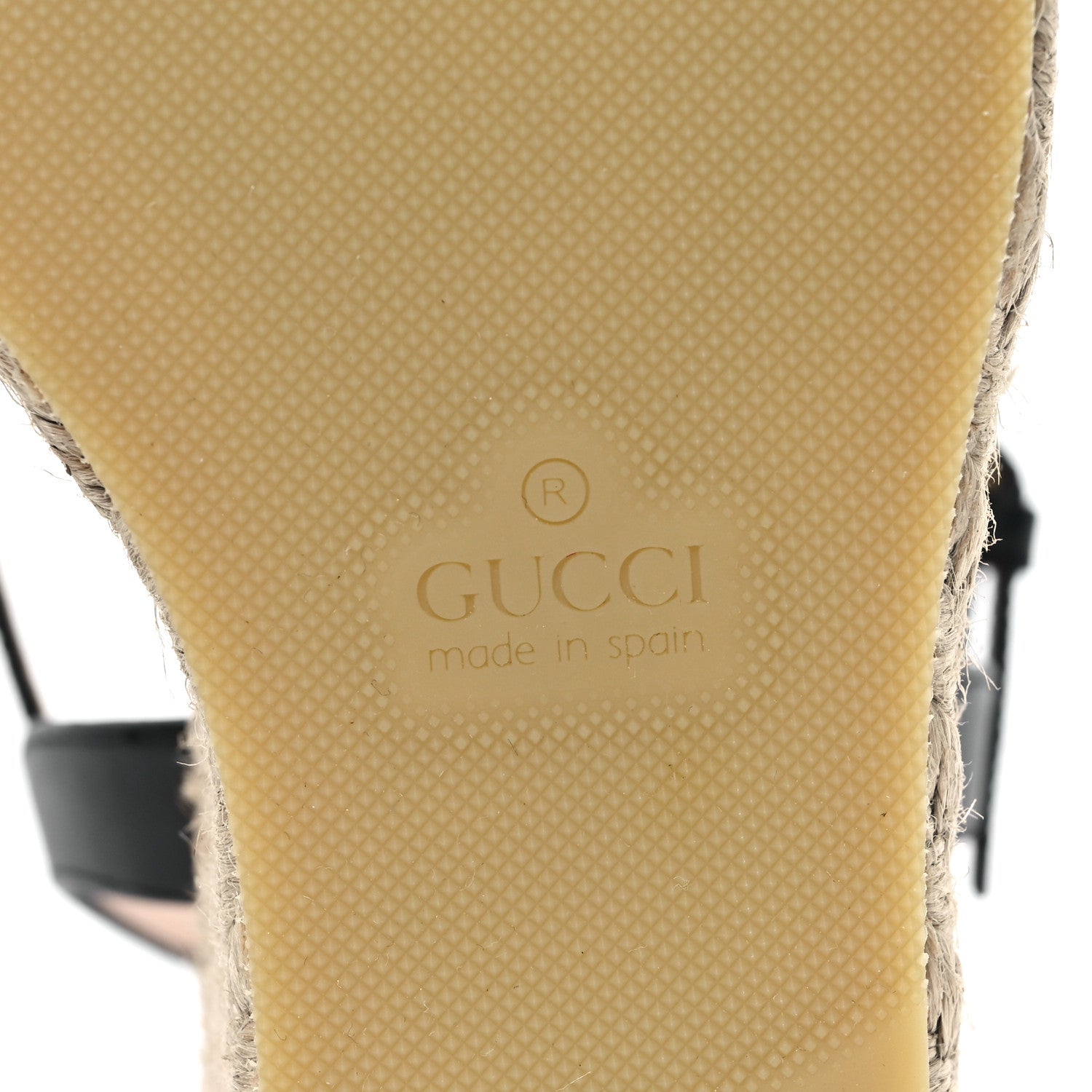 Gucci Galassia Aitana Espadrille 10/95mm Wedge Sandals 38 Black 6 of 11
