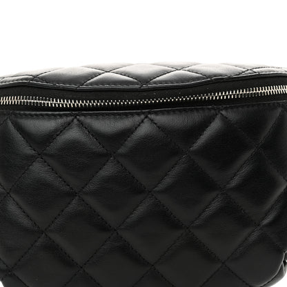 Chanel Calfskin Quilted Waist Belt Bag Black 8 of 12