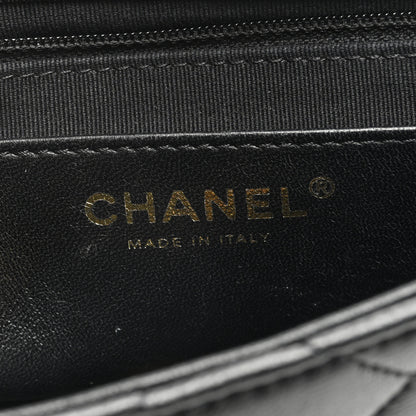 Chanel Lambskin Quilted Large CC Funky Town Flap Black 6 of 10