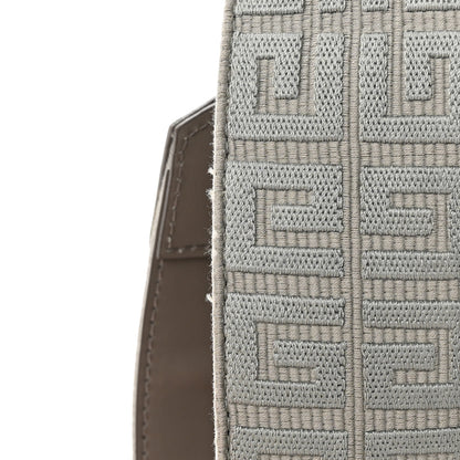 Givenchy Canvas Jacquard Embroidered Calfskin 4G Mini Antigona Stone 11 of 13