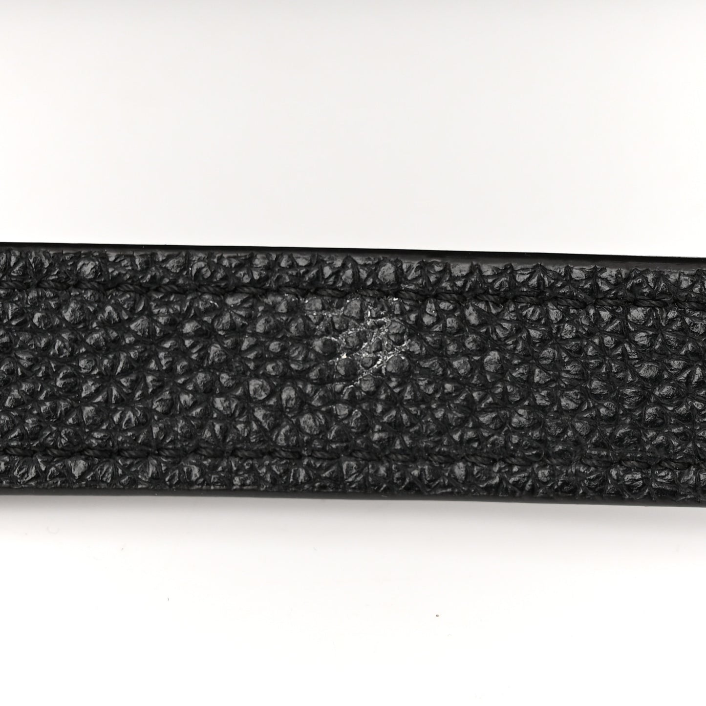 Drummed Calfskin Nano Luggage Black