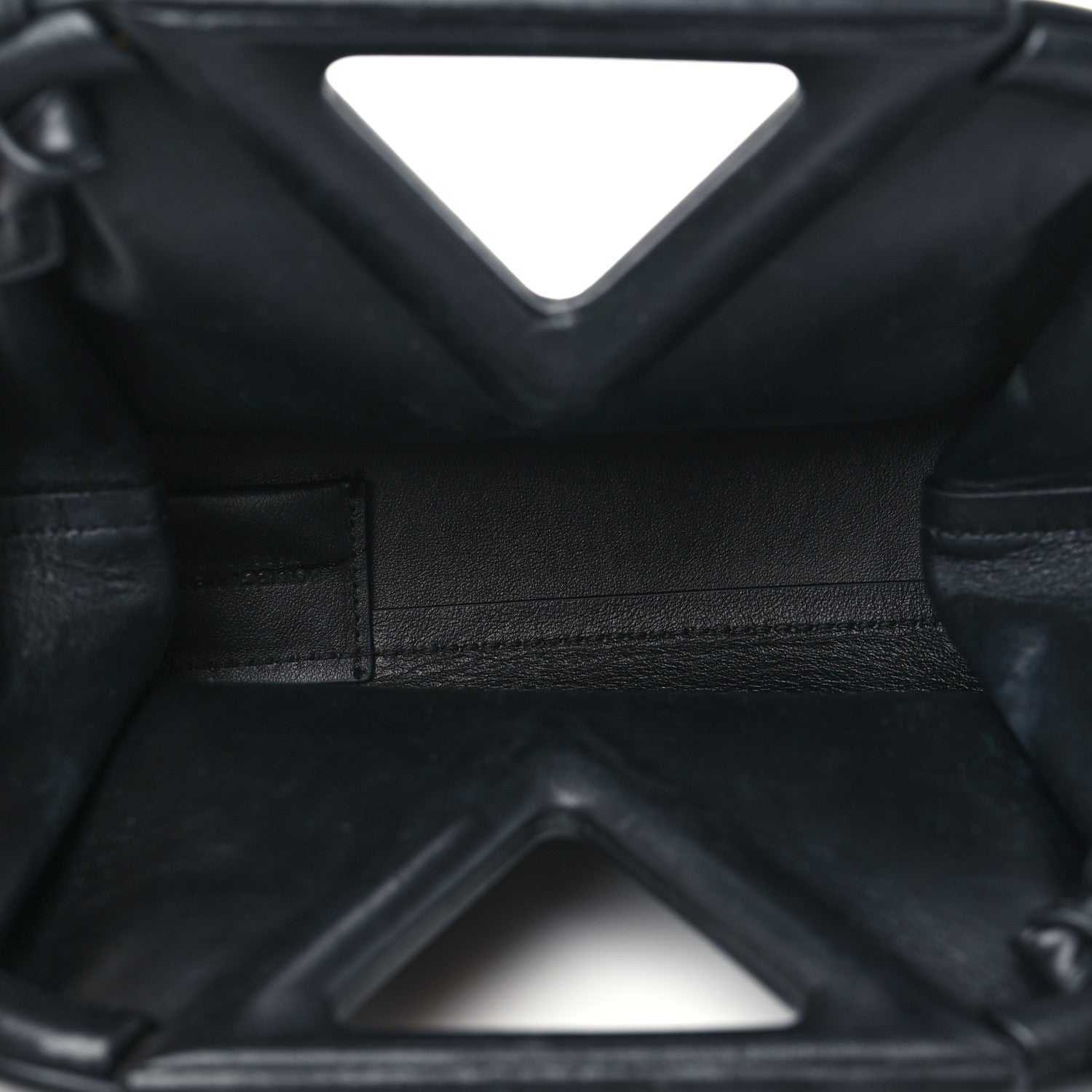 Bottega Veneta Calfskin Small The Point Triangle Bag Black 5 of 8