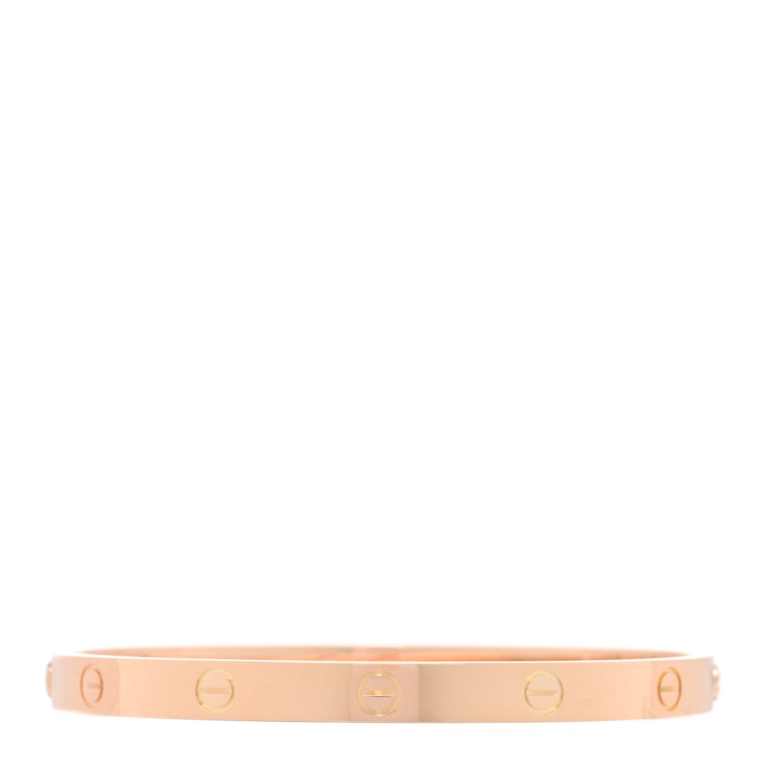 Cartier 18K Pink Gold LOVE Bracelet 19 1 of 6