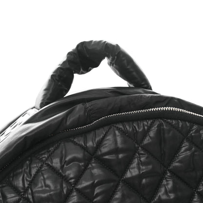 Chanel Nylon Quilted Coco Cocoon Backpack Black 14 of 14