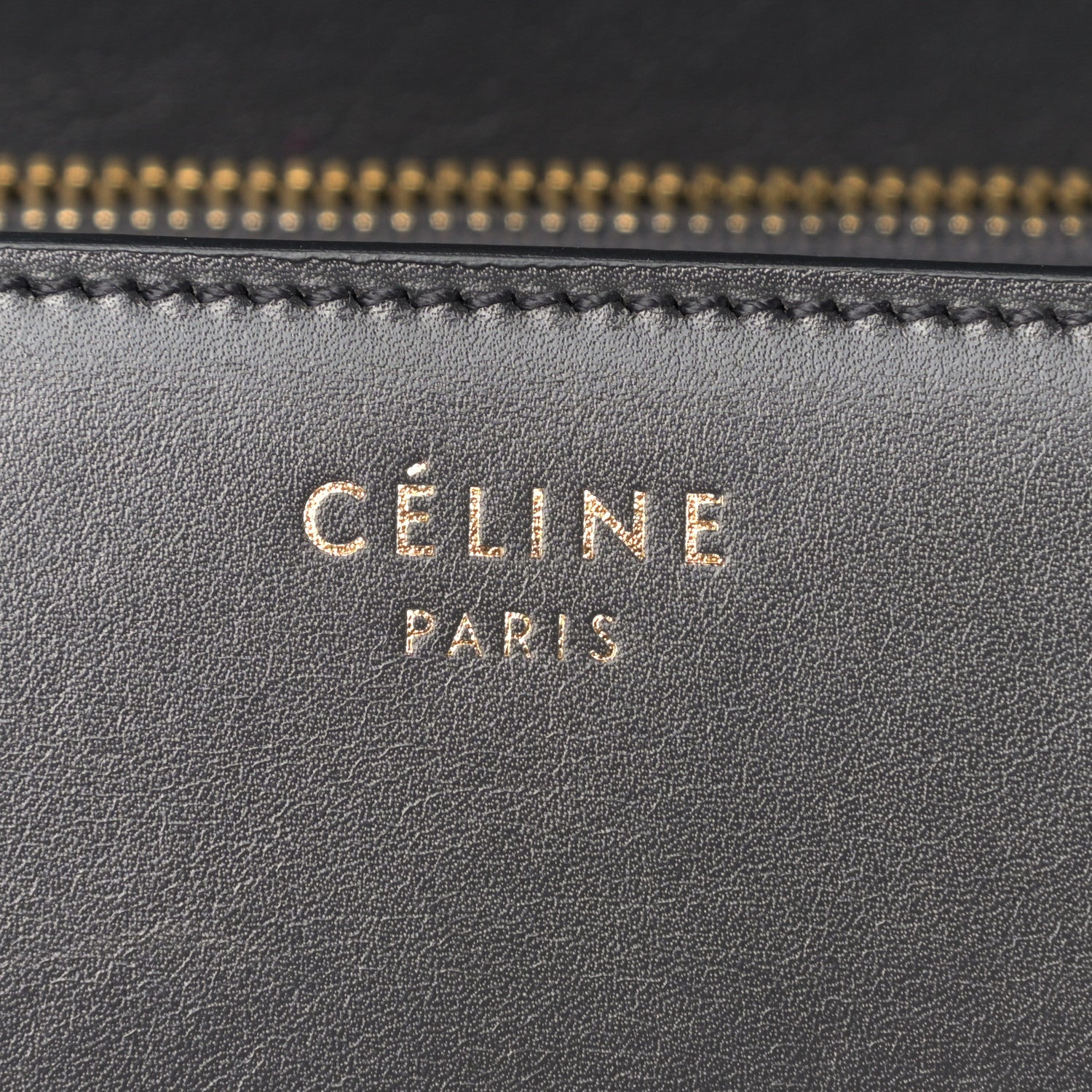 Celine Box Calfskin Medium Classic Box Flap Bag Anthracite 7 of 14