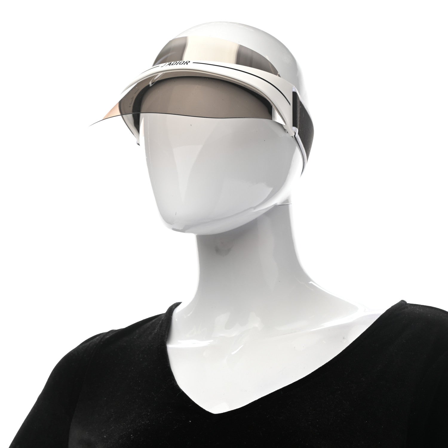 Christian Dior Mirrored DiorClub1 Sun Visor White 2 of 8