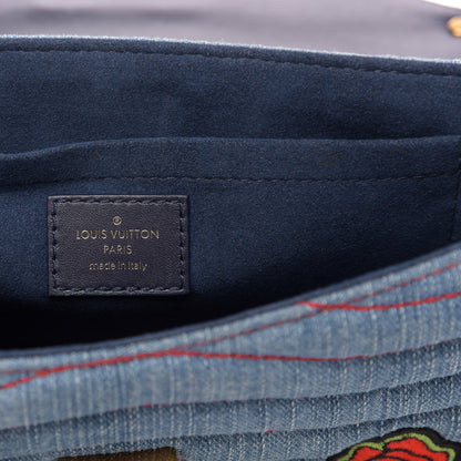 Louis Vuitton Denim New Wave Chain MM Blue 6 of 12