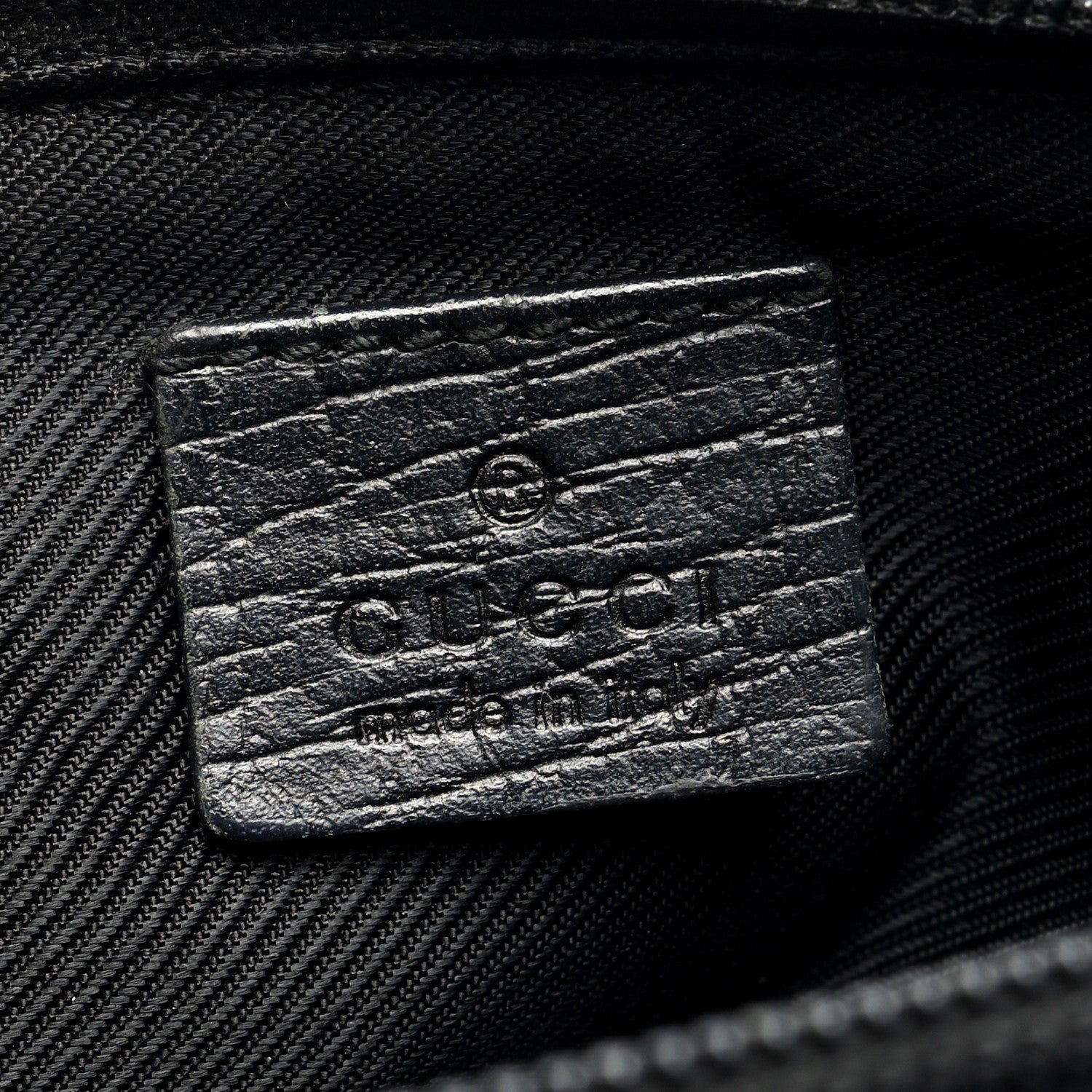 Gucci Monogram Web Boat Pochette Black 6 of 10