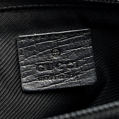Gucci Monogram Web Boat Pochette Black 6 of 10