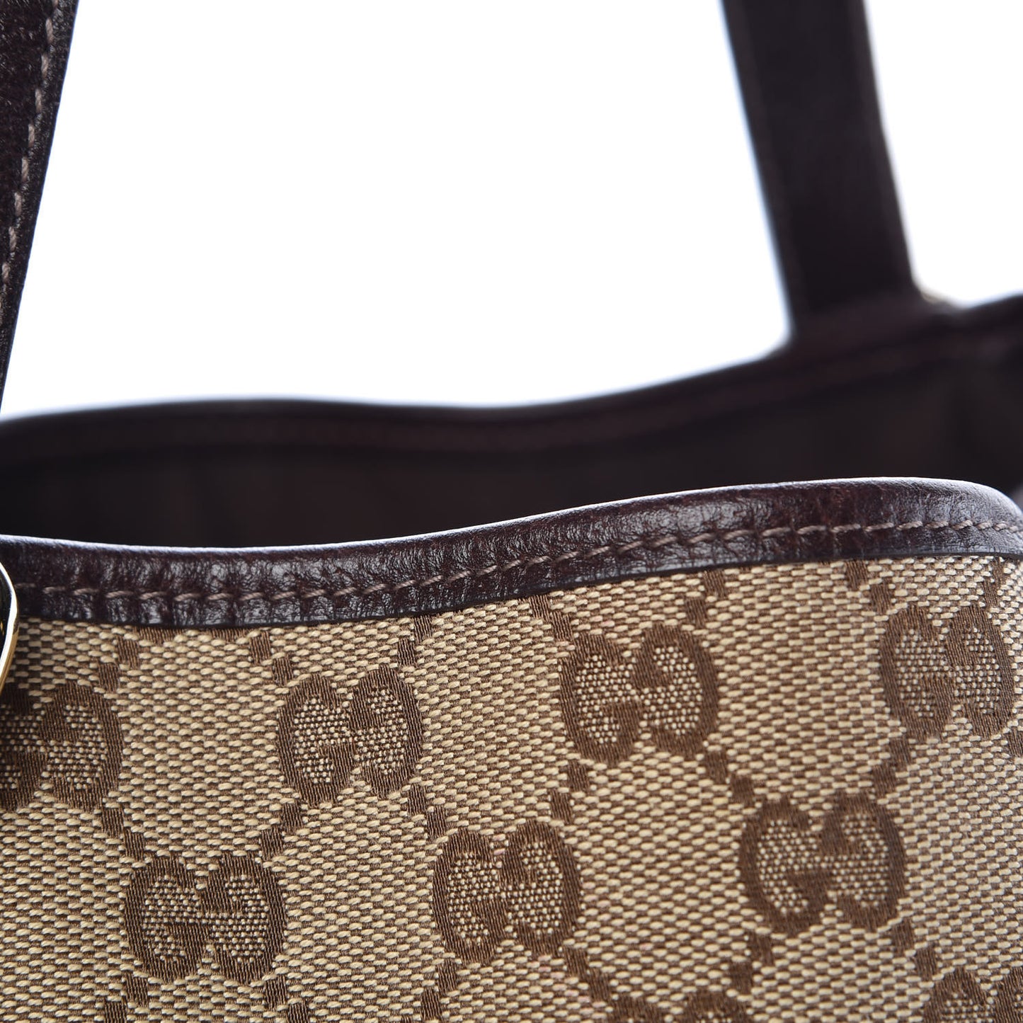Monogram Medium Abbey Shoulder Bag Dark Brown