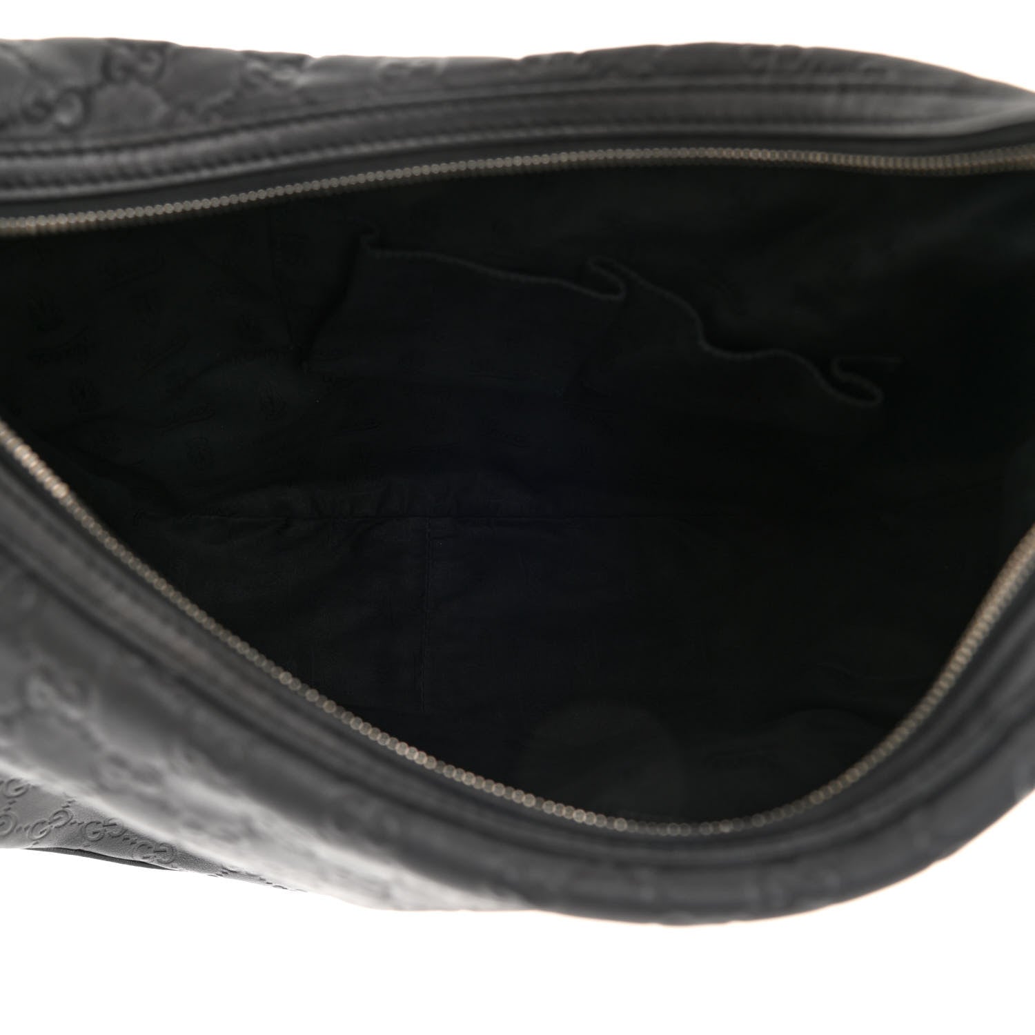 Gucci Guccissima Large GG Twins Hobo Black 5 of 9