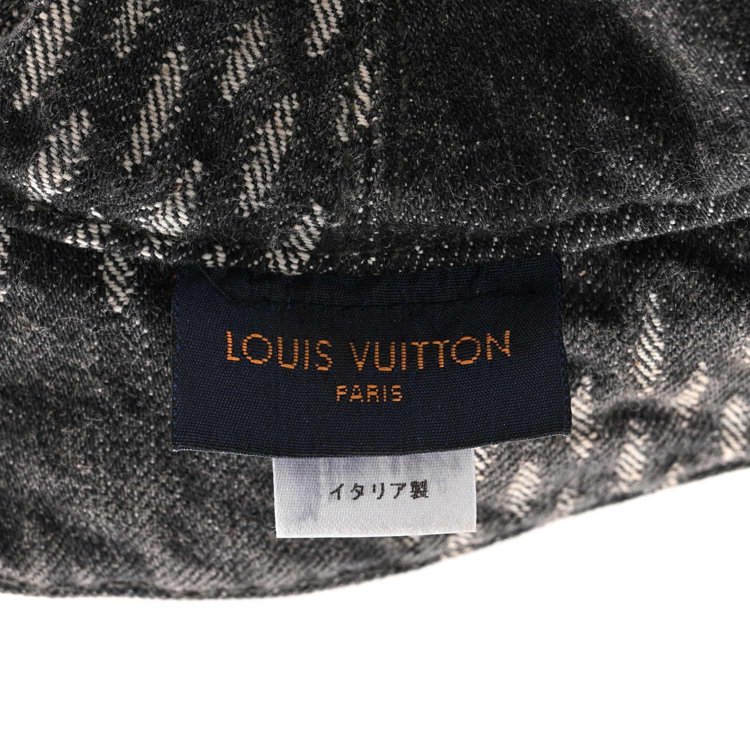 Louis Vuitton x NIGO Monogram Giant Denim Giant Damier Wave Sun Hat 60 Gray 8 of 8