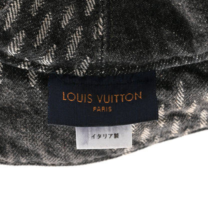 Louis Vuitton x NIGO Monogram Giant Denim Giant Damier Wave Sun Hat 60 Gray 8 of 8