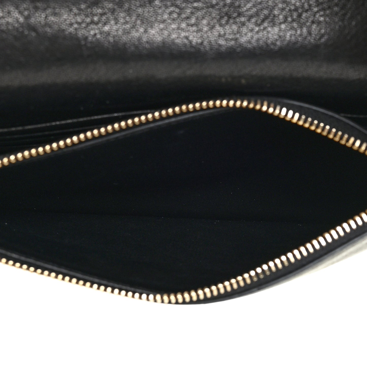 Smooth Calfskin Classic Monogram Kate Heart Tassel Heart Chain Wallet Black