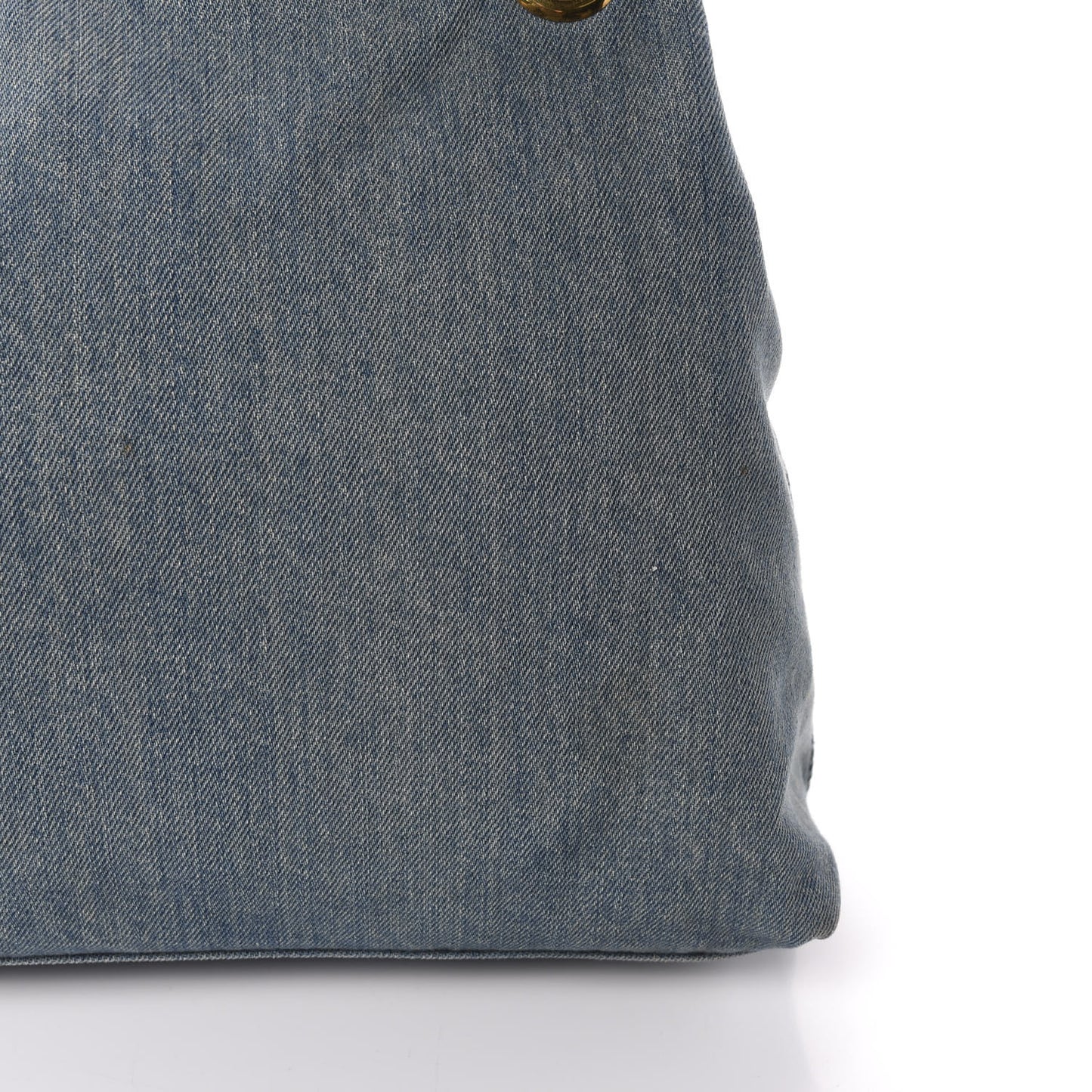 Denim Medium Soho Chain Shoulder Bag Blue