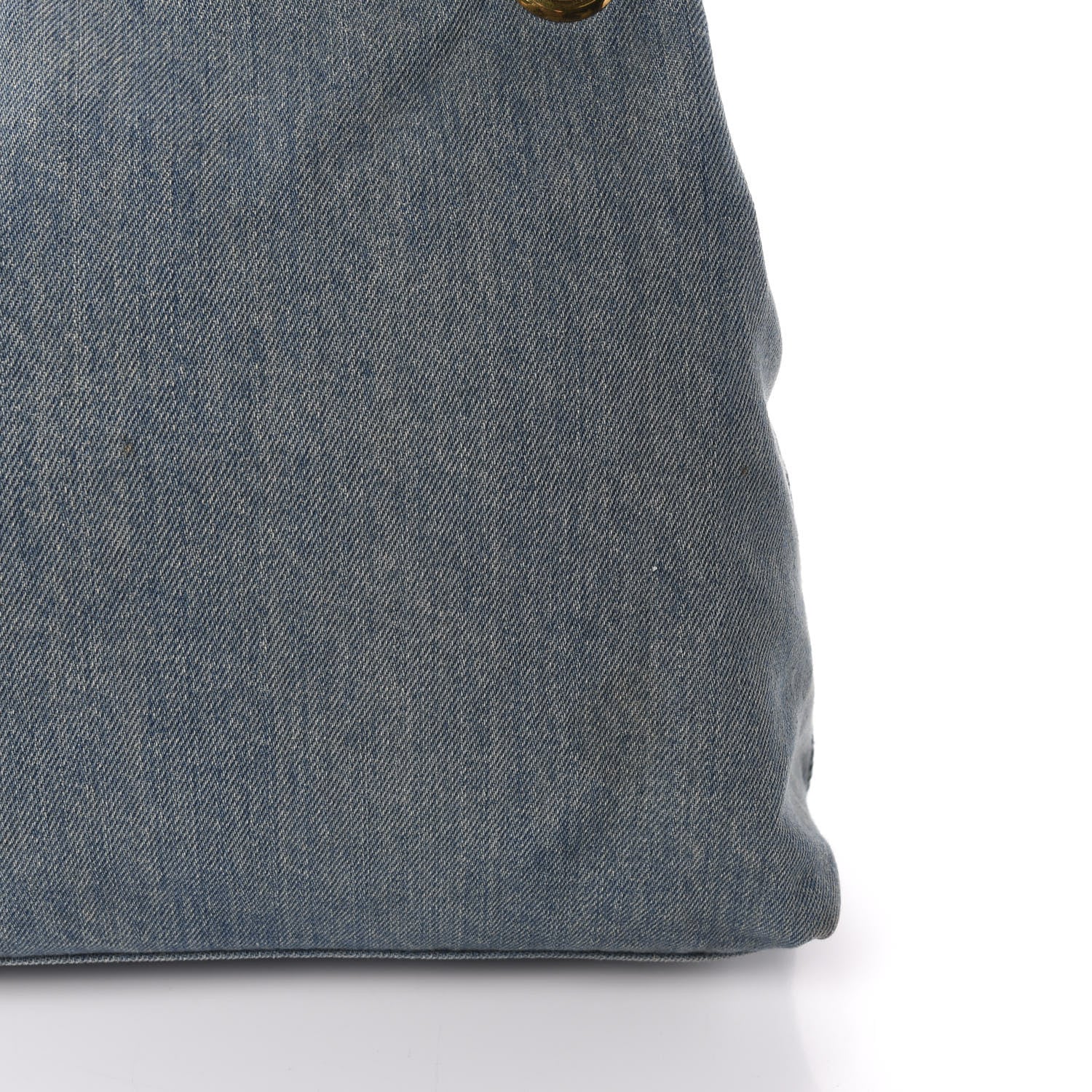 Gucci Denim Medium Soho Chain Shoulder Bag Blue 10 of 11