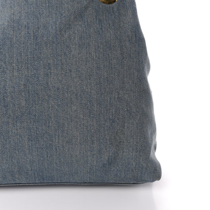 Gucci Denim Medium Soho Chain Shoulder Bag Blue 10 of 11