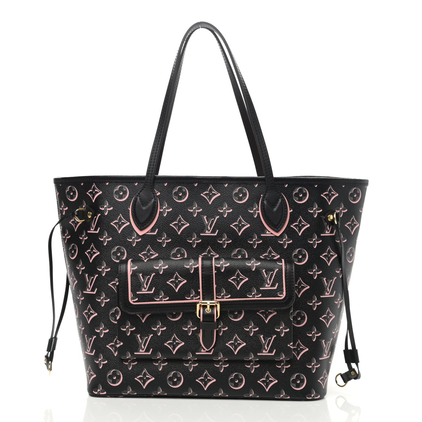 Monogram Fall For You Neverfull MM Black