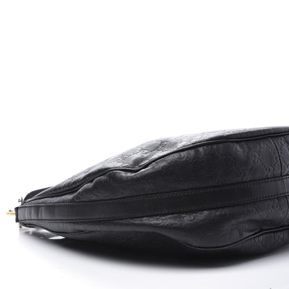 Gucci Guccissima Medium GG Twins Hobo Black 8 of 12