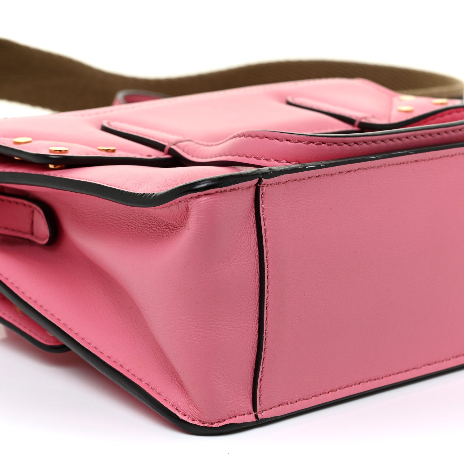 Fendi Vitello Grace Matte Small Flip Tote Pink 8 of 18