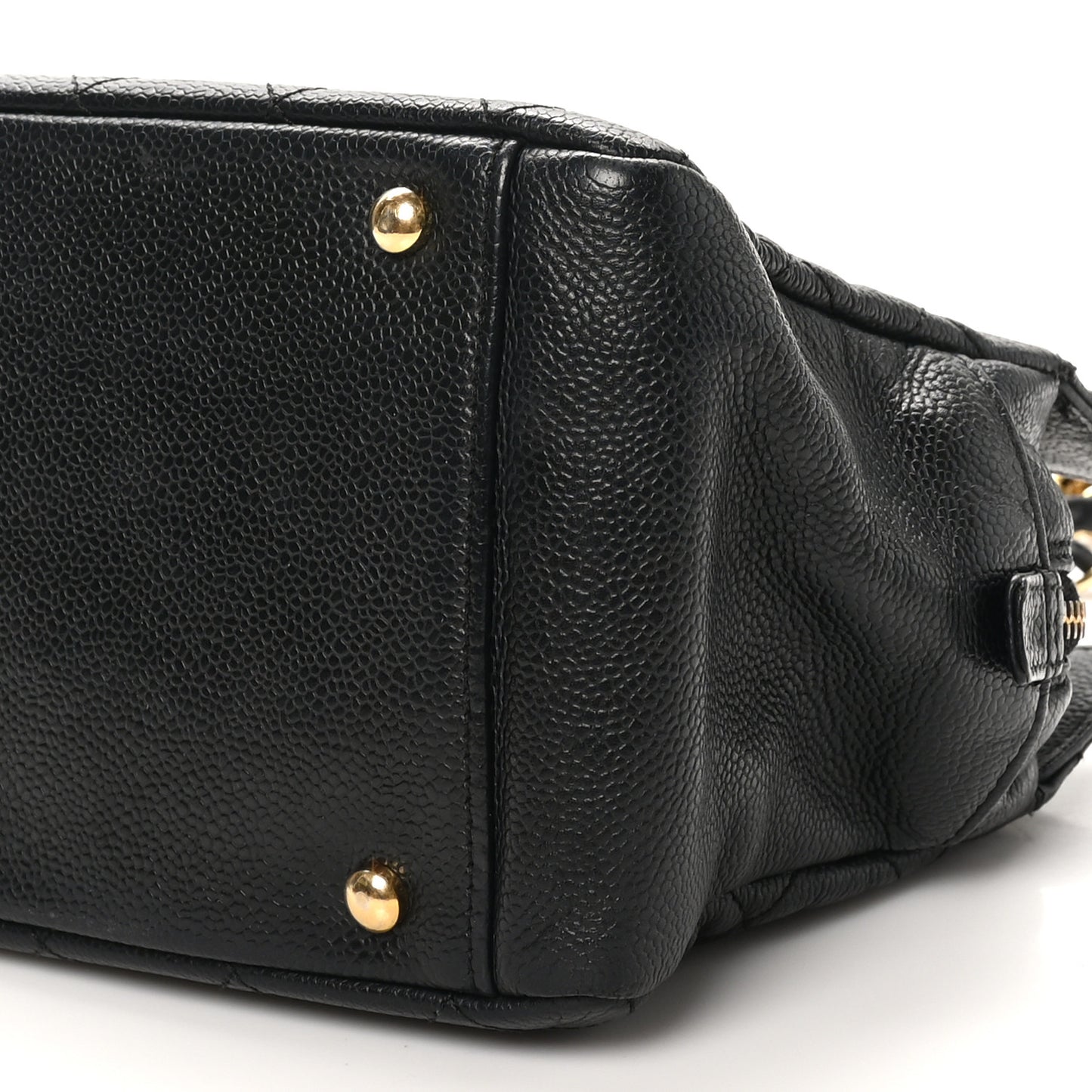 Caviar Quilted Petit Timeless Tote PTT Black