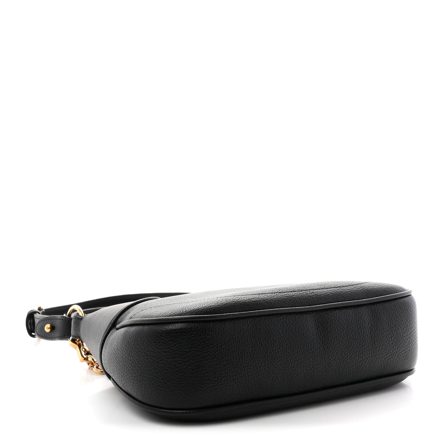 Goatskin Small Aphrodite Shoulder Bag Black