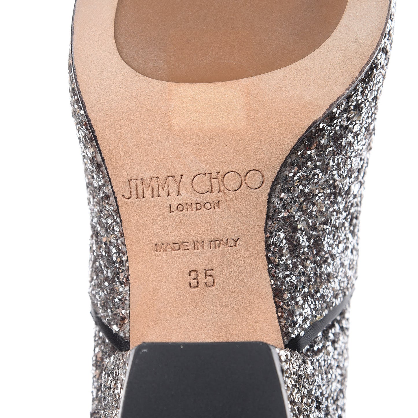 Glitter Monty Ankle Boots 35 Silver