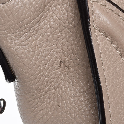 Celine Drummed Calfskin Nano Luggage Dune 10 of 18