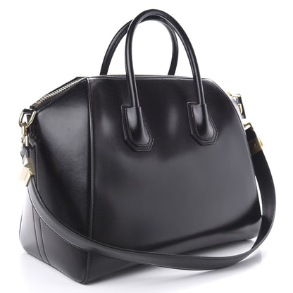 Givenchy Shiny Lord Calfskin Medium Antigona Black 3 of 10