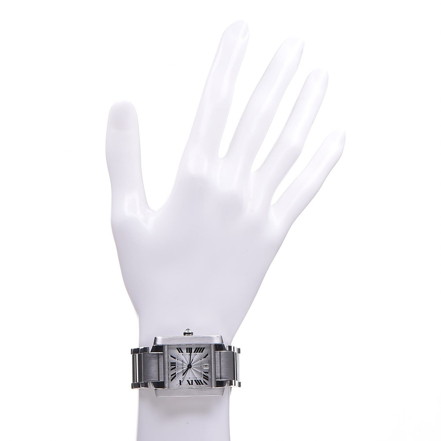 Stainless Steel 28mm Tank Francaise Automatic Watch
