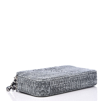 Chanel Canvas Small Deauville Clutch With Chain Charcoal 5 of 14