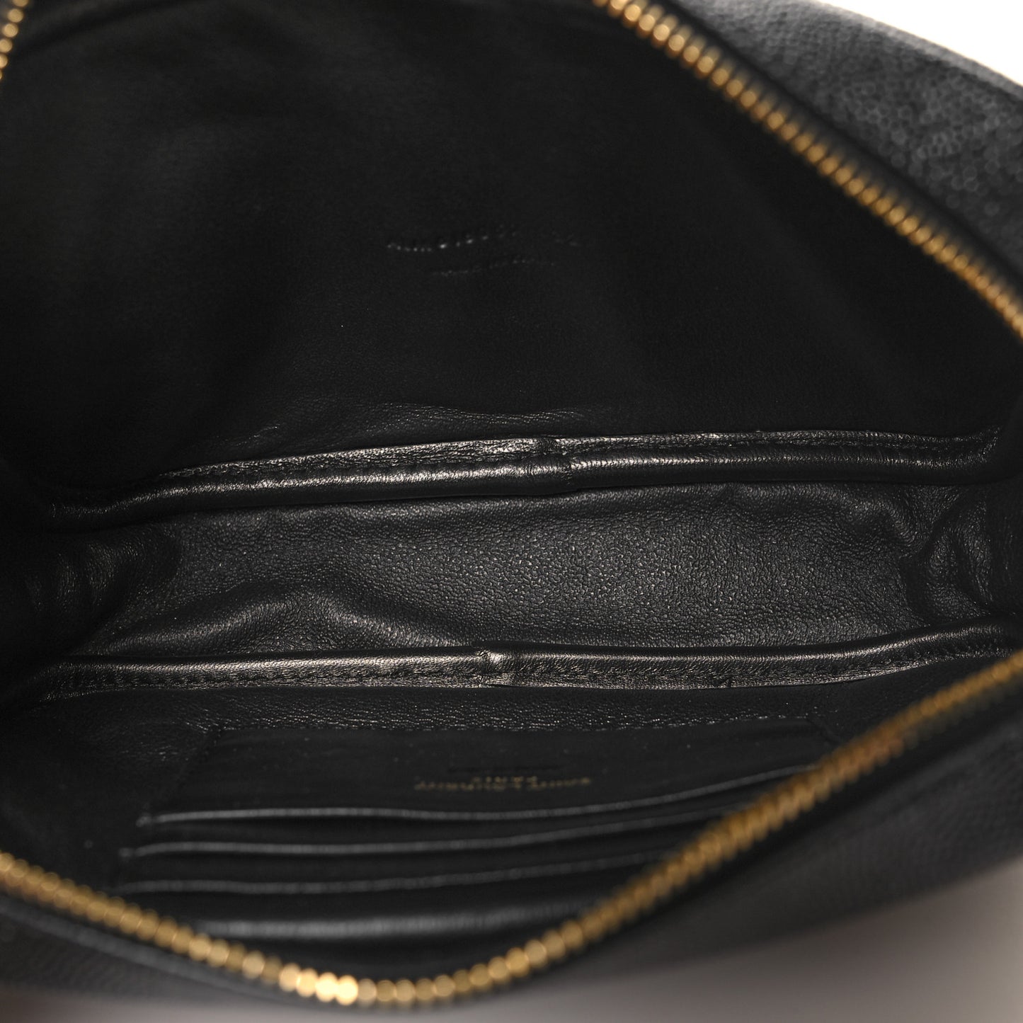 Grain De Poudre Matelasse Monogram Mini Lou Camera Bag Black
