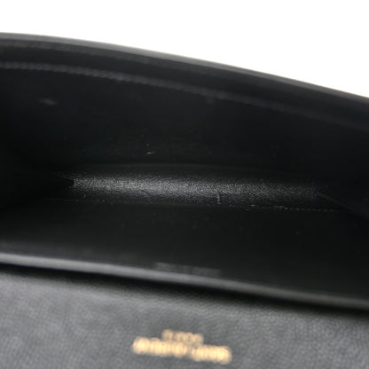 Saint Laurent Grain de Poudre Uptown Chain Wallet Black 6 of 11