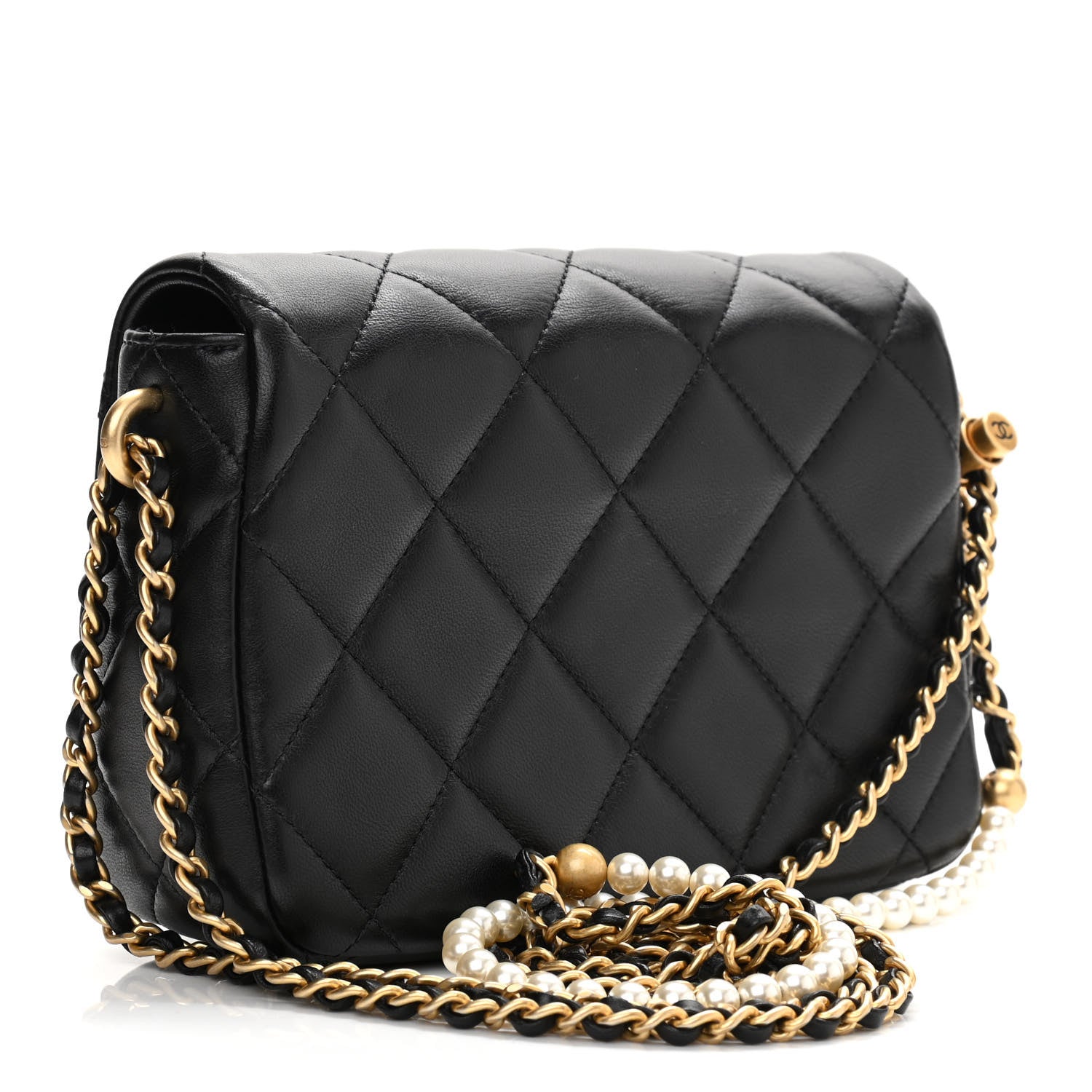 Chanel Lambskin Quilted Mini My Perfect Flap Black 3 of 11
