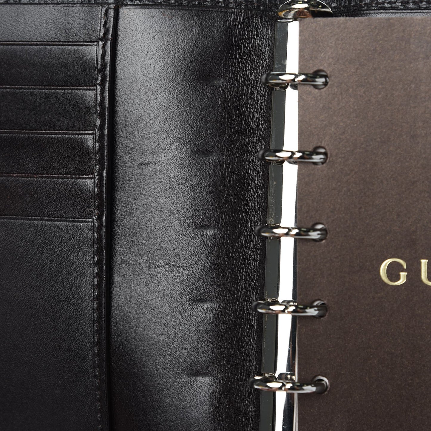 Bright Diamante Standard Agenda Black