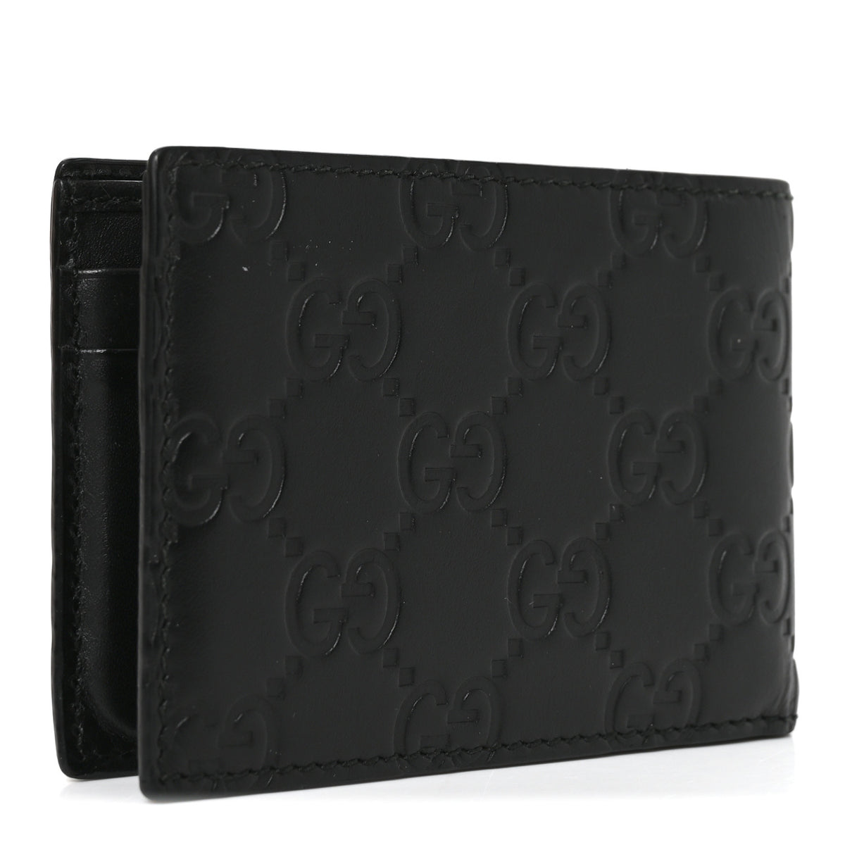 Guccissima Bi-Fold Wallet Black