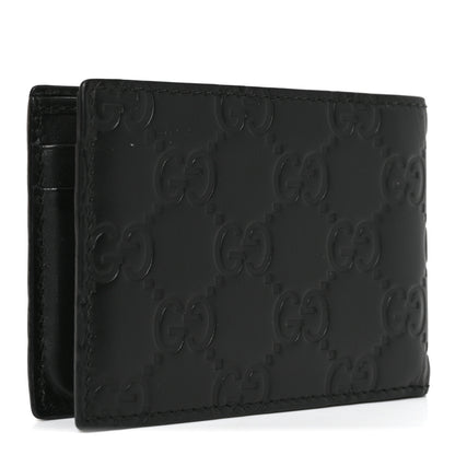Gucci Guccissima Bi-Fold Wallet Black 3 of 8