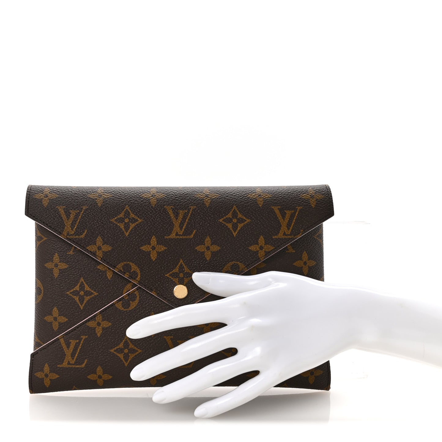 Monogram Large Kirigami Pochette Insert Rose Ballerine